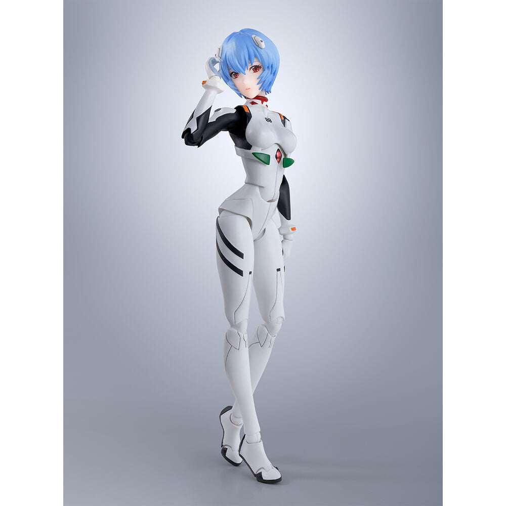 Figura articulada S.H.Figuarts de Rei Ayanami con traje blanco