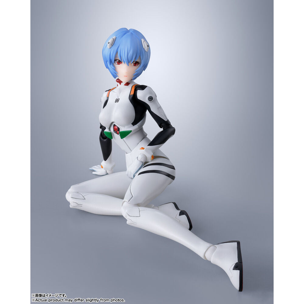 Figura articulada S.H.Figuarts de Rei Ayanami con traje blanco - 4