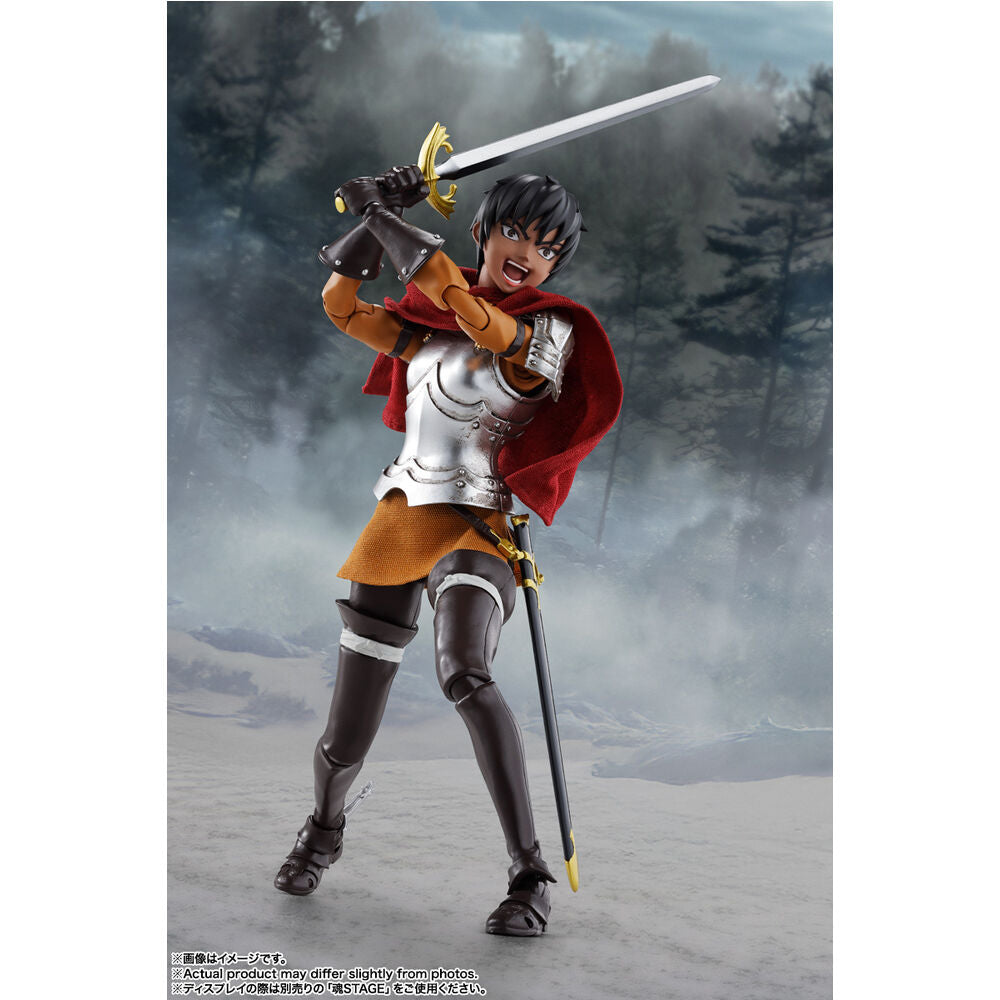 Figura S.H.Figuarts de Casca de Berserk con capa roja y espada - 3