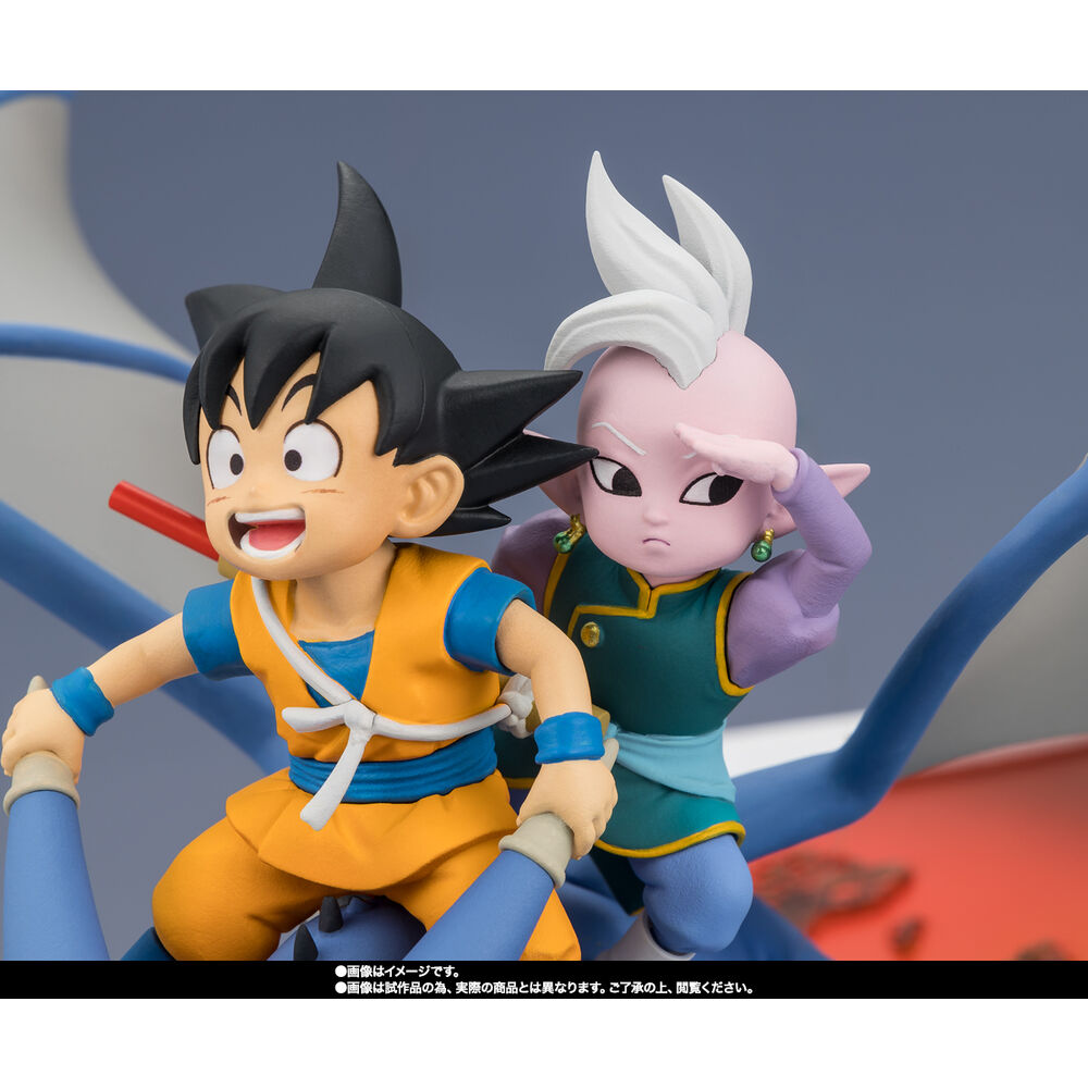 Figura Figuarts ZERO de Son Goku y Supreme Kai sobre un dragón azul - 4