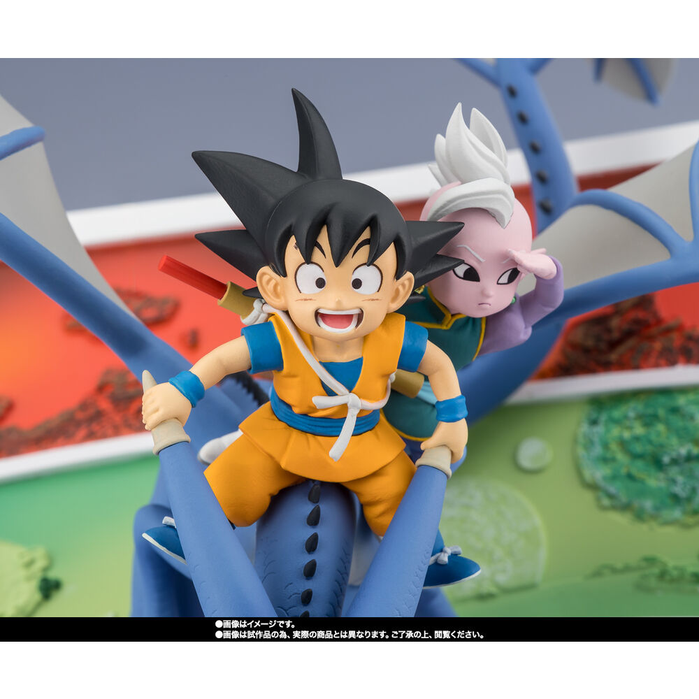 Figura Figuarts ZERO de Son Goku y Supreme Kai sobre un dragón azul - 5