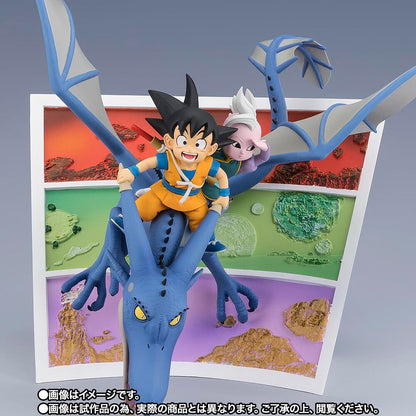 Figura Figuarts ZERO de Son Goku y Supreme Kai sobre un dragón azul - 7