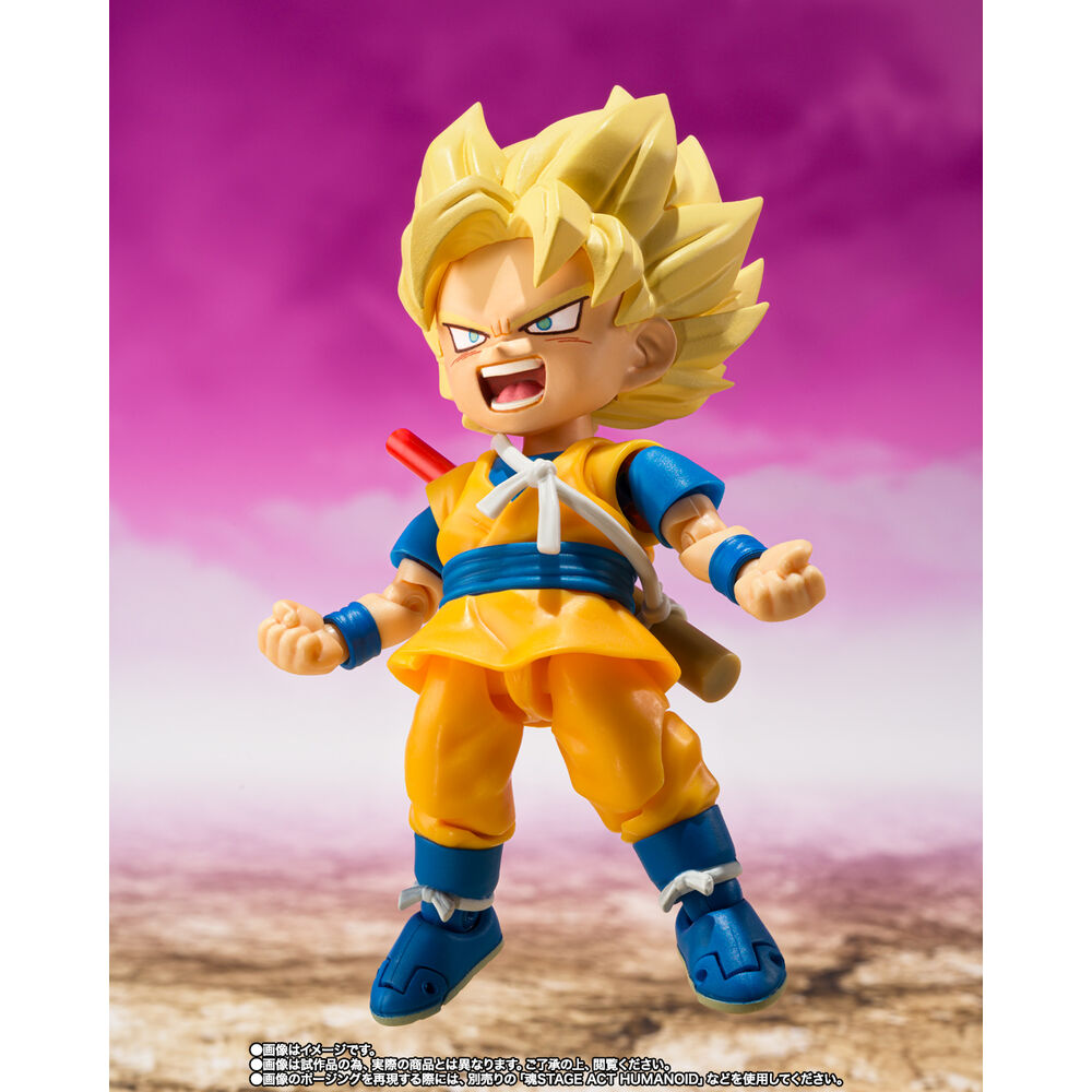 Figura articulada de Son Goku Super Saiyan de Dragon Ball DAIMA - 4