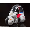 Moto de Bulma Hoipoi Capsule No. 9 blanca con asiento rojo