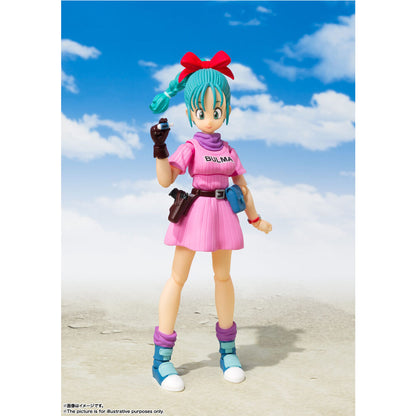 Figura articulada S.H.Figuarts de Bulma con vestido rosa - 3