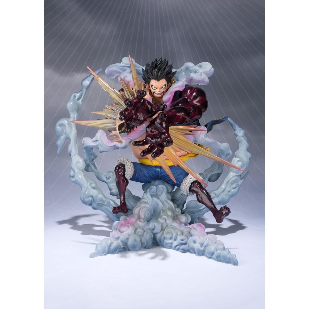 Figura Figuarts Zero de Luffy en Gear 4 ejecutando Leo Bazooka - 2