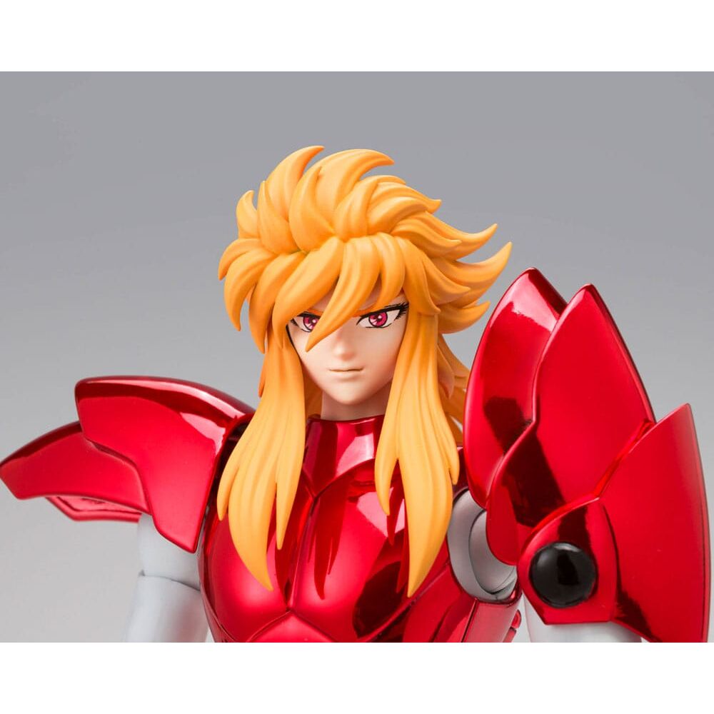 Figura articulada Eta Benetasch Mime de Saint Seiya con armadura roja y lira - 3