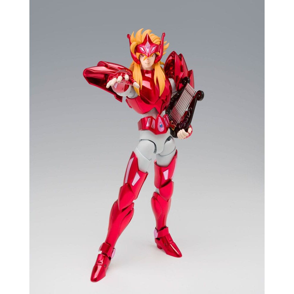 Figura articulada Eta Benetasch Mime de Saint Seiya con armadura roja y lira - 2
