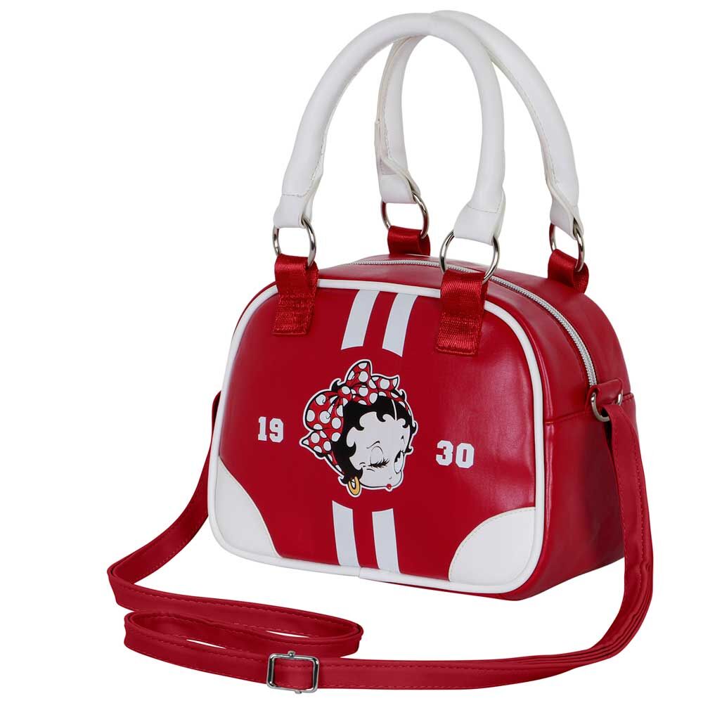 Bolso bandolera rojo y blanco de Betty Boop