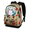 Mochila Harley Quinn Mad Love de DC Comics con estampado de naipes