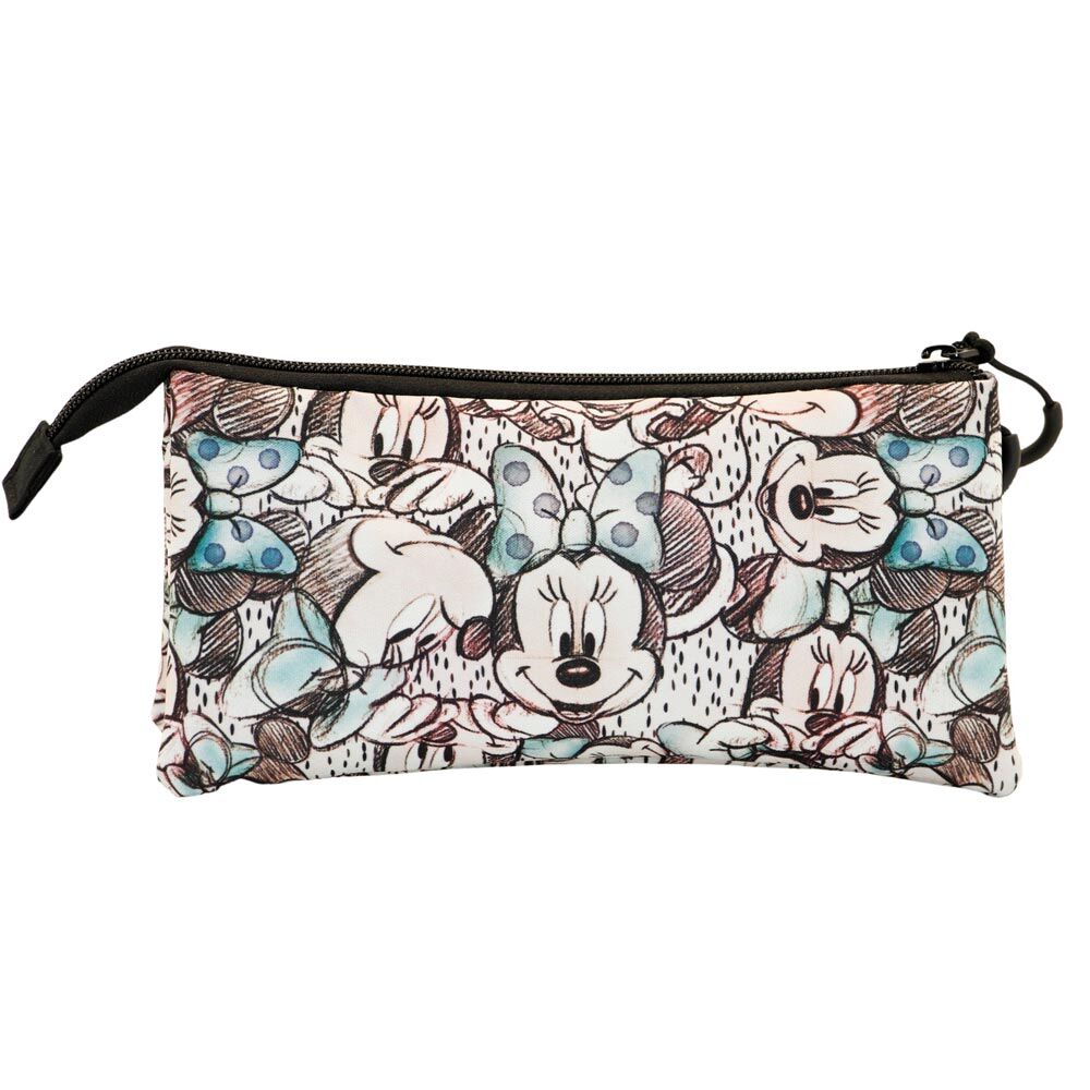Portatodo triple Minnie Disney Drawing con estampado ilustrado - 2