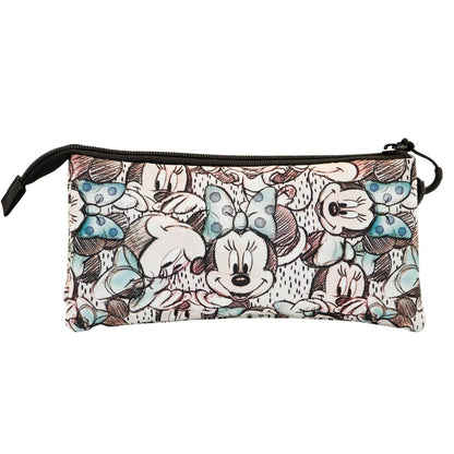 Portatodo triple Minnie Disney Drawing con estampado ilustrado - 2