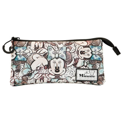 Portatodo triple Minnie Disney Drawing con estampado ilustrado - 3