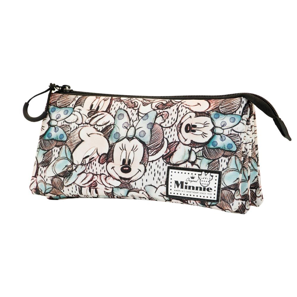 Portatodo triple Minnie Disney Drawing con estampado ilustrado