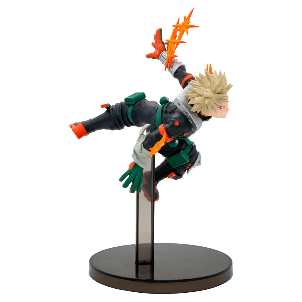 Figura de Bakugo de My Hero Academia en pose de acción con efectos de explosión - 2