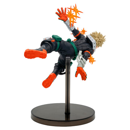 Figura de Bakugo de My Hero Academia en pose de acción con efectos de explosión - 3