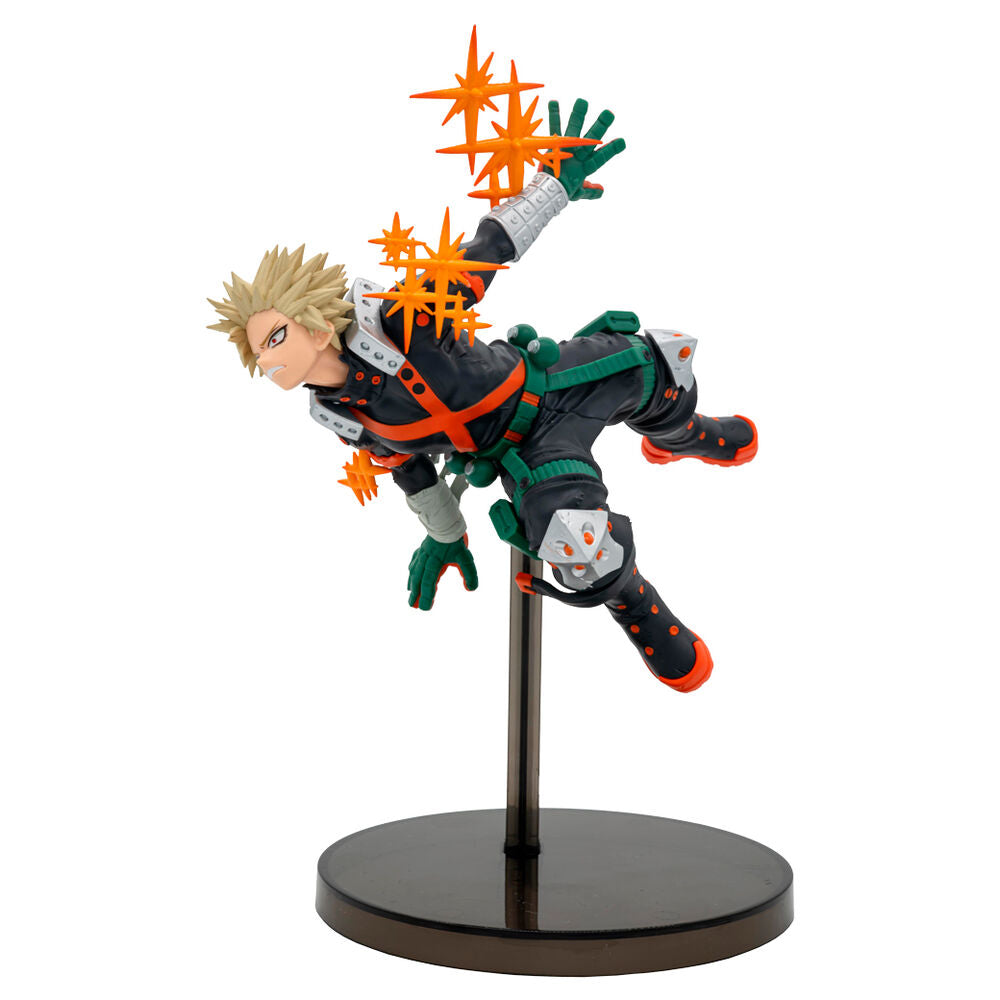 Figura de Bakugo de My Hero Academia en pose de acción con efectos de explosión - 5
