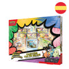 Colección Pokémon Héroes Ascendentes con cinco sobres, tres cartas promo y pin