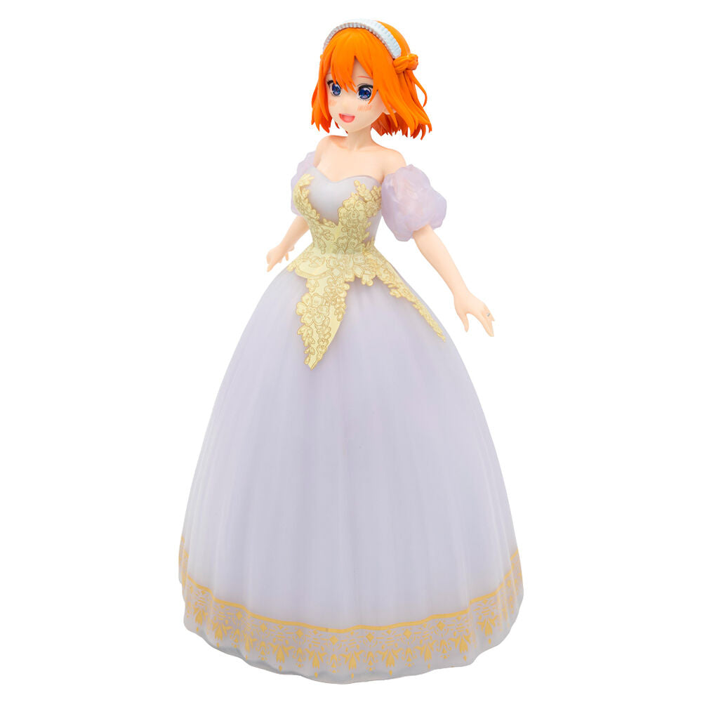 Figura Banpresto de Yotsuba Nakano con vestido blanco y lila - 2