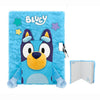 Cuaderno de peluche A5 de Bluey con cubierta azul y páginas rayadas