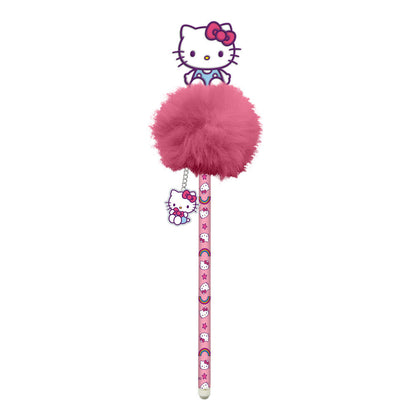 Bolígrafo Hello Kitty and Friends con pompón y personajes decorados - 2