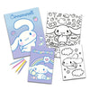 Set para colorear de Cinnamoroll con ilustraciones y lápices de colores