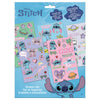 Set de cinco hojas de pegatinas Stitch Disney
