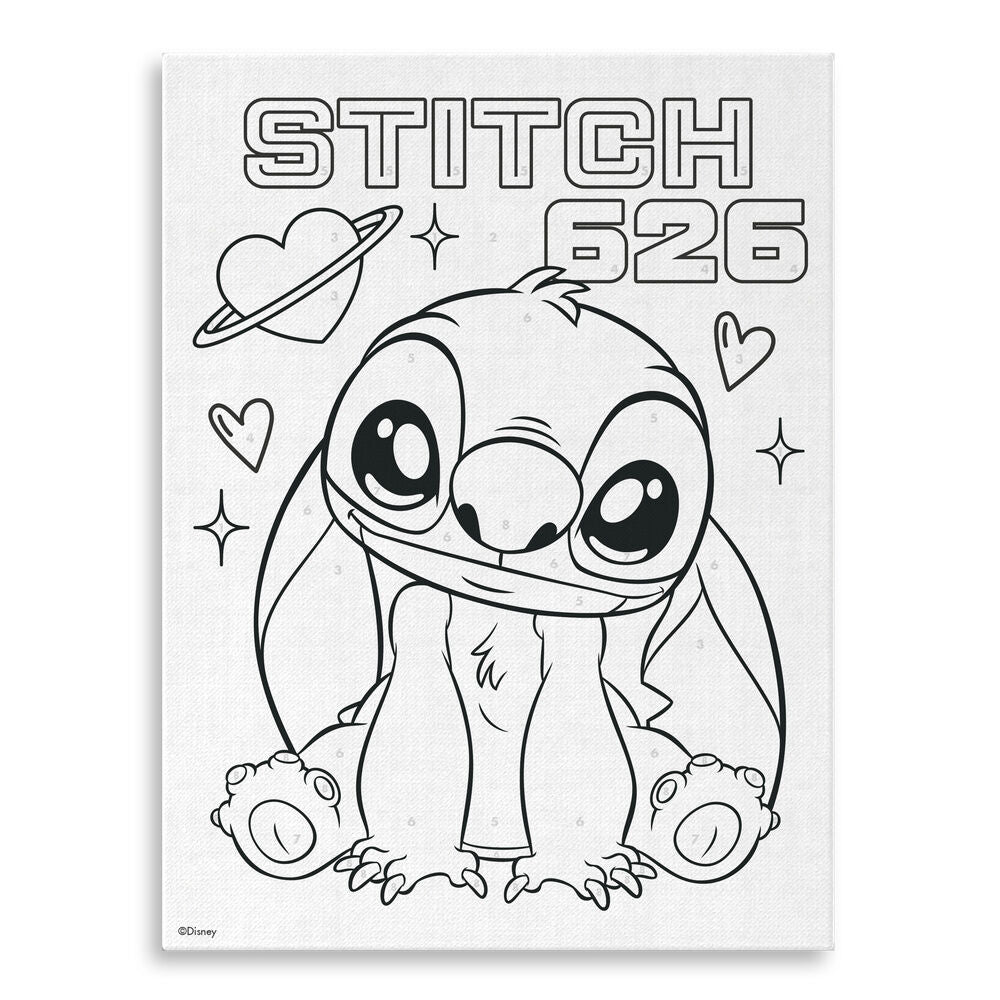 Lienzo de Stitch Disney para pintar por números