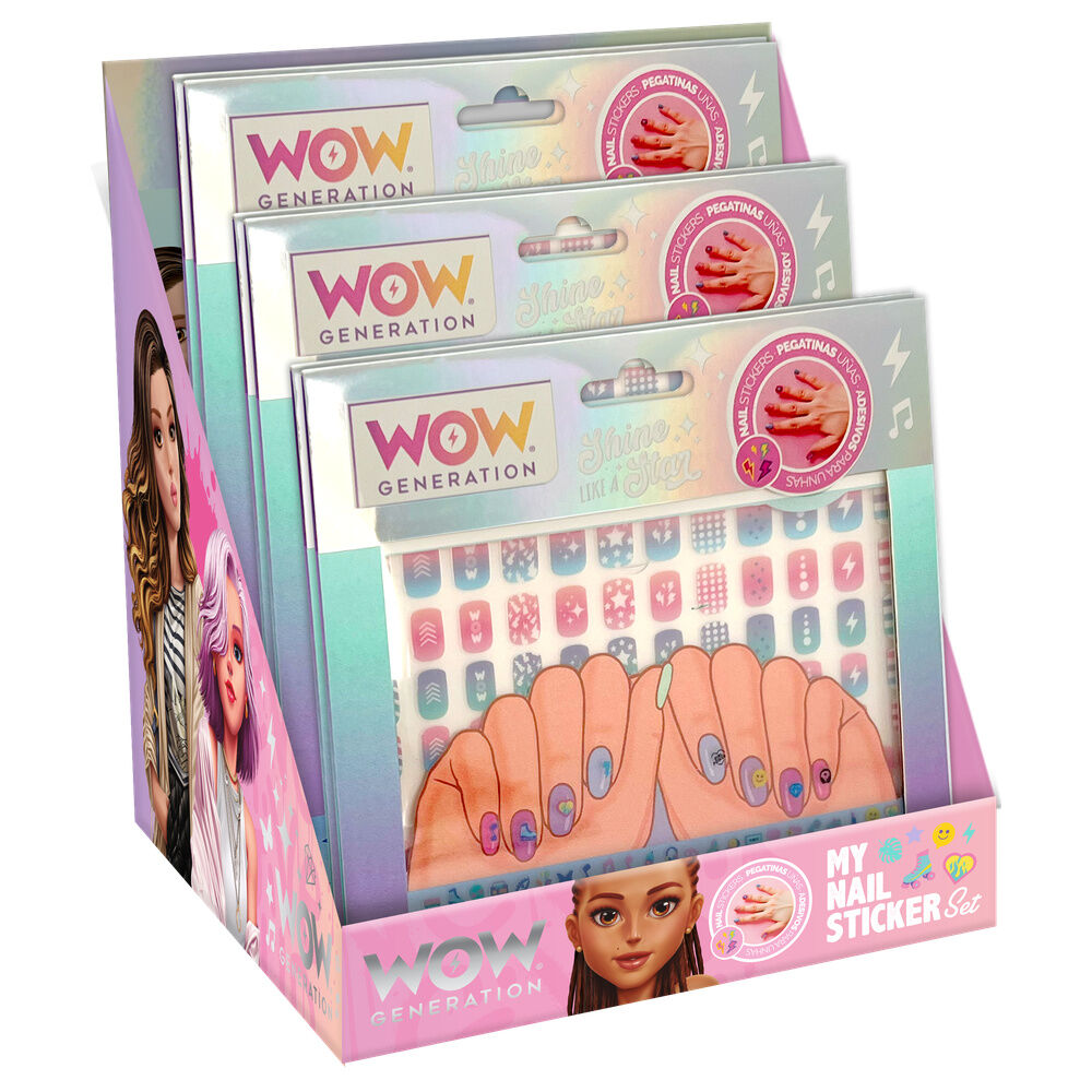 Set WOW GENERATION de pegatinas decorativas para uñas - 2