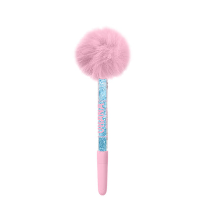 Cuaderno squishy de Stitch Disney con bolígrafo de pompón rosa - 2