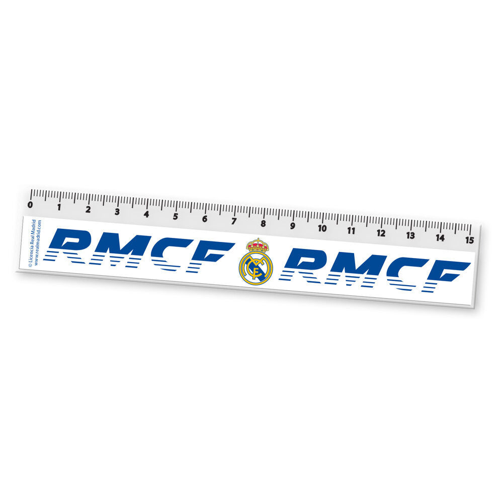 Set portatodo de papelería Real Madrid blanco con varios compartimentos - 4