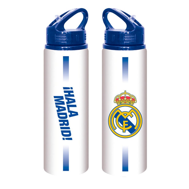 Cantimplora Real Madrid blanca y azul de 750 ml