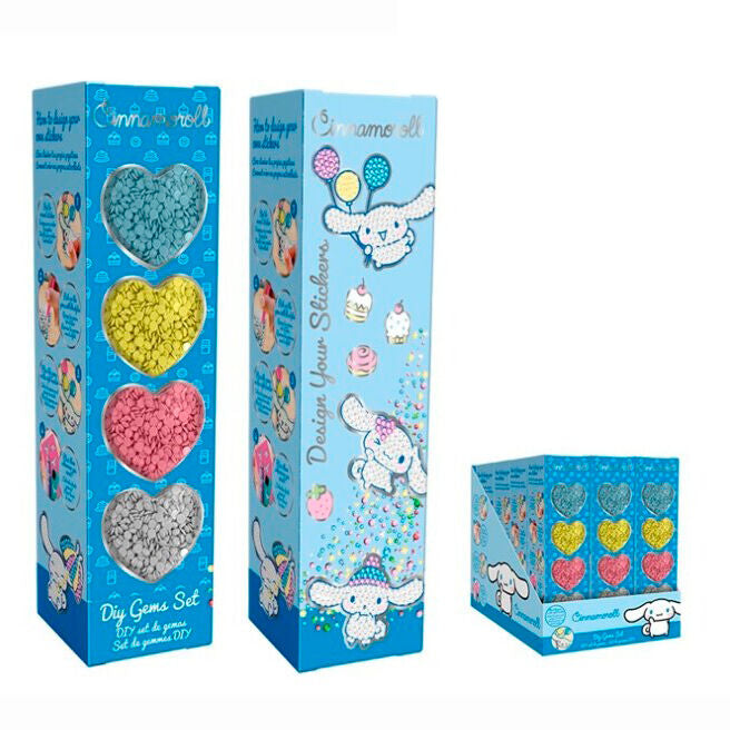 Set de pegatinas con gemas Cinnamoroll Hello Kitty