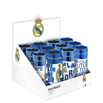 Linternas LED de aluminio con diseño del Real Madrid en surtido
