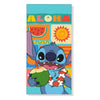 Toalla de microfibra Stitch Disney con estampado tropical