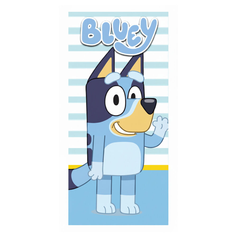 Toalla Bluey de microfibra con estampado de Bluey