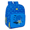 Mochila azul de Batman DC Comics SAFTA con bolsillo frontal