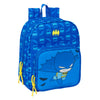 Mochila azul de Batman DC Comics con ilustración frontal