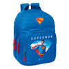 Mochila azul de Superman DC Comics de 42 cm con varios bolsillos