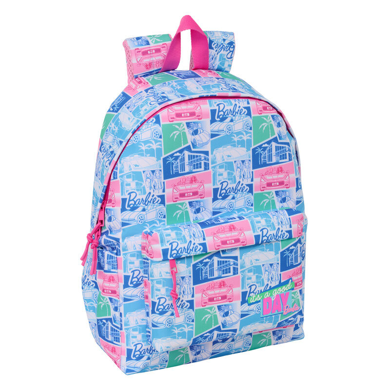 Mochila Barbie Good Day de SAFTA con estampado multicolor