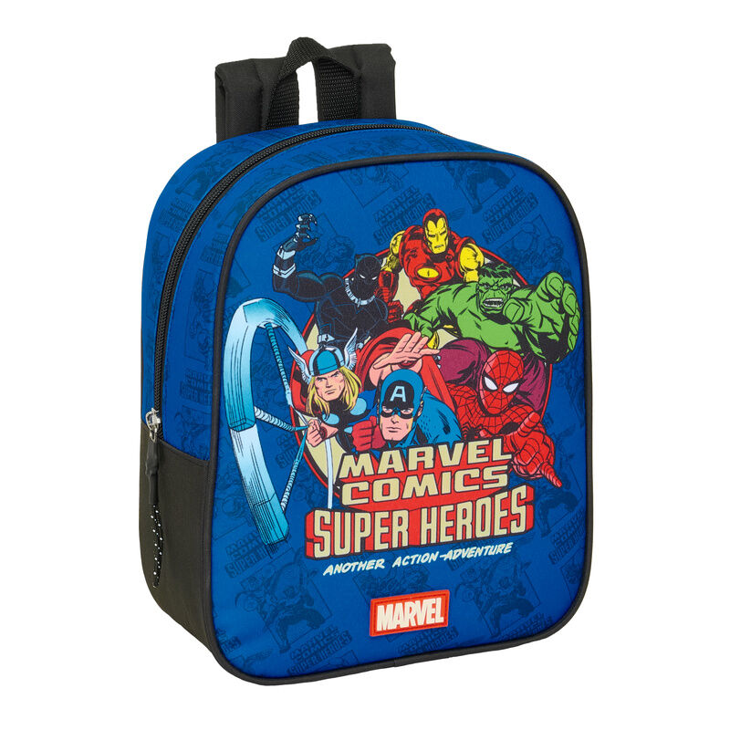 Mochila azul Marvel Avengers con superhéroes
