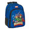 Mochila azul SAFTA de Los Vengadores Marvel con bolsillo frontal
