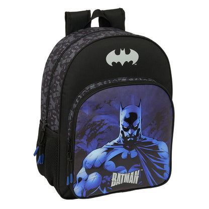Mochila Batman DC Comics negra y azul de 42 cm
