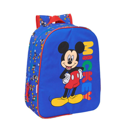 Mochila azul de Mickey Disney de 34 cm