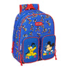 Mochila azul de Mickey y Pluto Disney de 34 cm