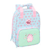 Mochila SAFTA Pembe The Pink Cat azul claro con gato rosa