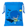 Saco de merienda azul de Batman DC Comics con cierre de cordón