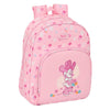 Mochila rosa Baby Minnie Disney de 34 cm con bolsillo frontal
