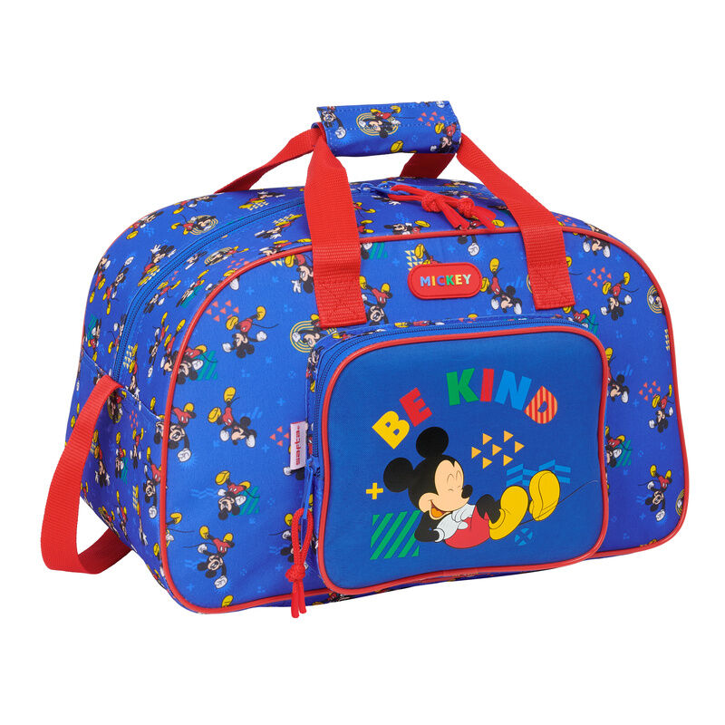 Bolsa de deporte azul SAFTA con diseño de Mickey Disney