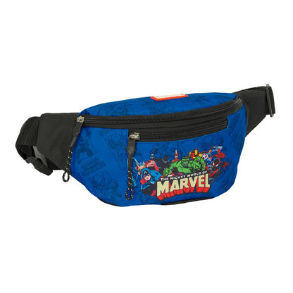 Riñonera azul Avengers Marvel SAFTA con bolsillos